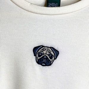 NWT PUG Ribbed Long Sleeve‎ Top